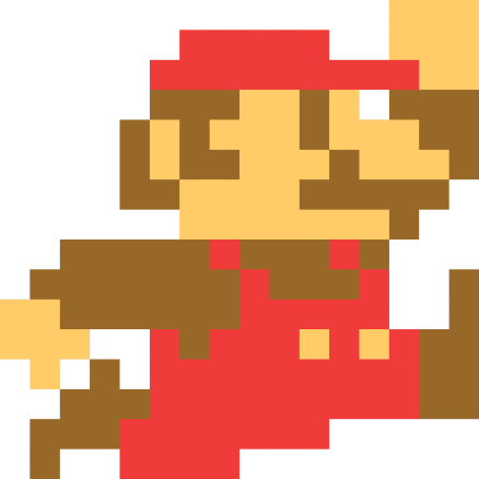 A picture of 2D Mario